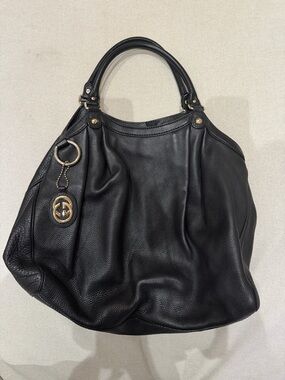 Gucci Sukey Guccissima Leather Large Tote Bag